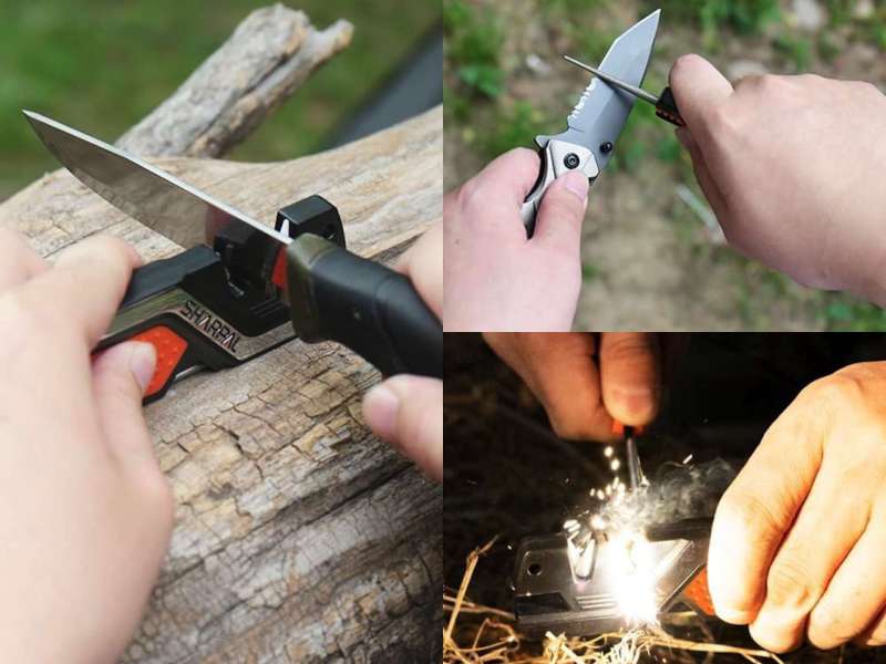 SHARPAL 101N 6-in-1 Pocket Knife Sharpener & Survival Tool 5