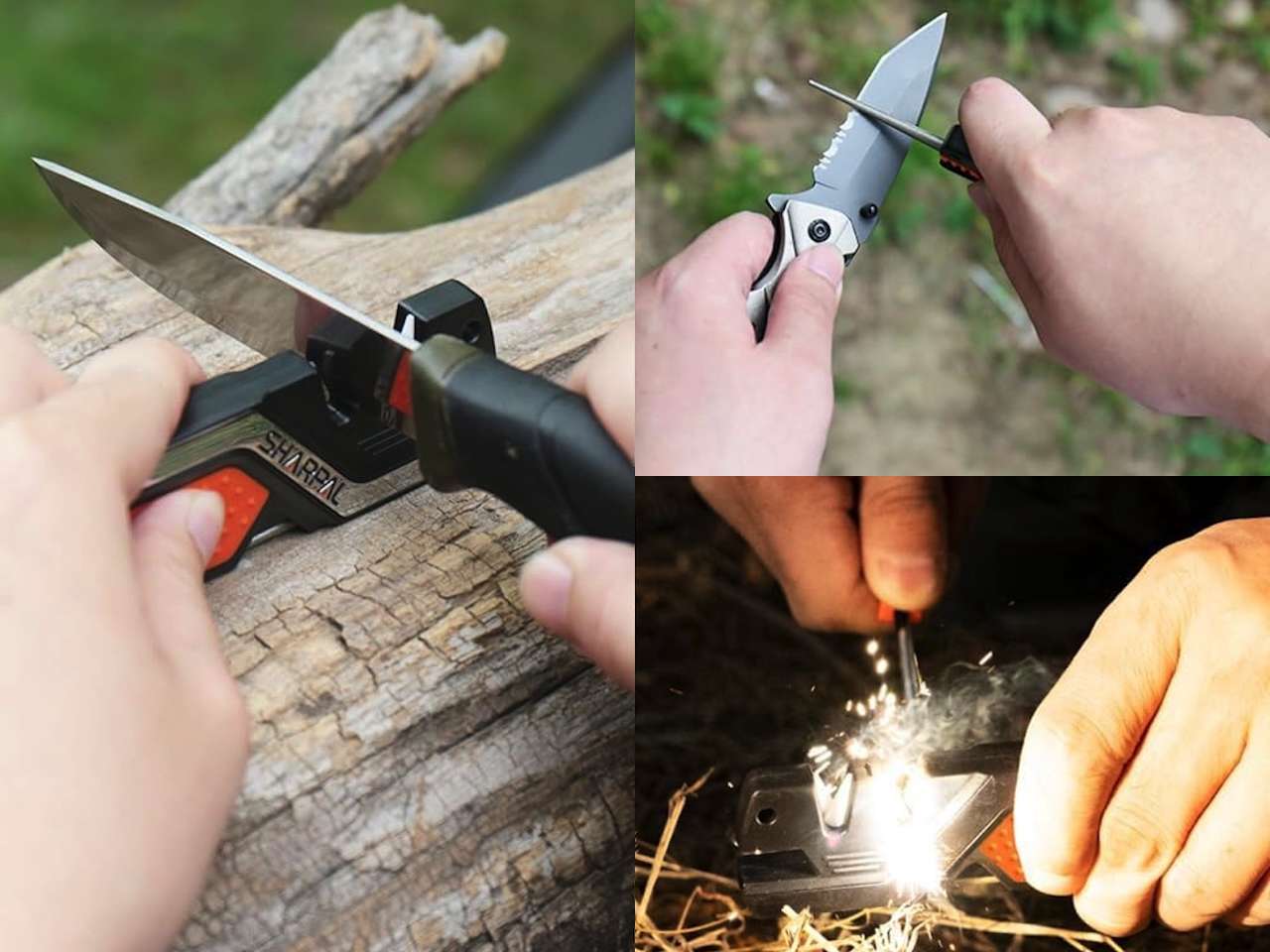 SHARPAL 101N 6-in-1 Pocket Knife Sharpener & Survival Tool 5