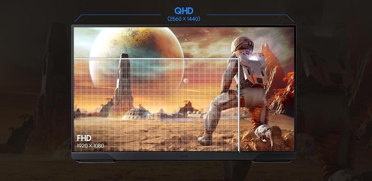 Samsung 27 Odyssey G5 (G51F) Series QHD (1440P) Gaming Monitor B