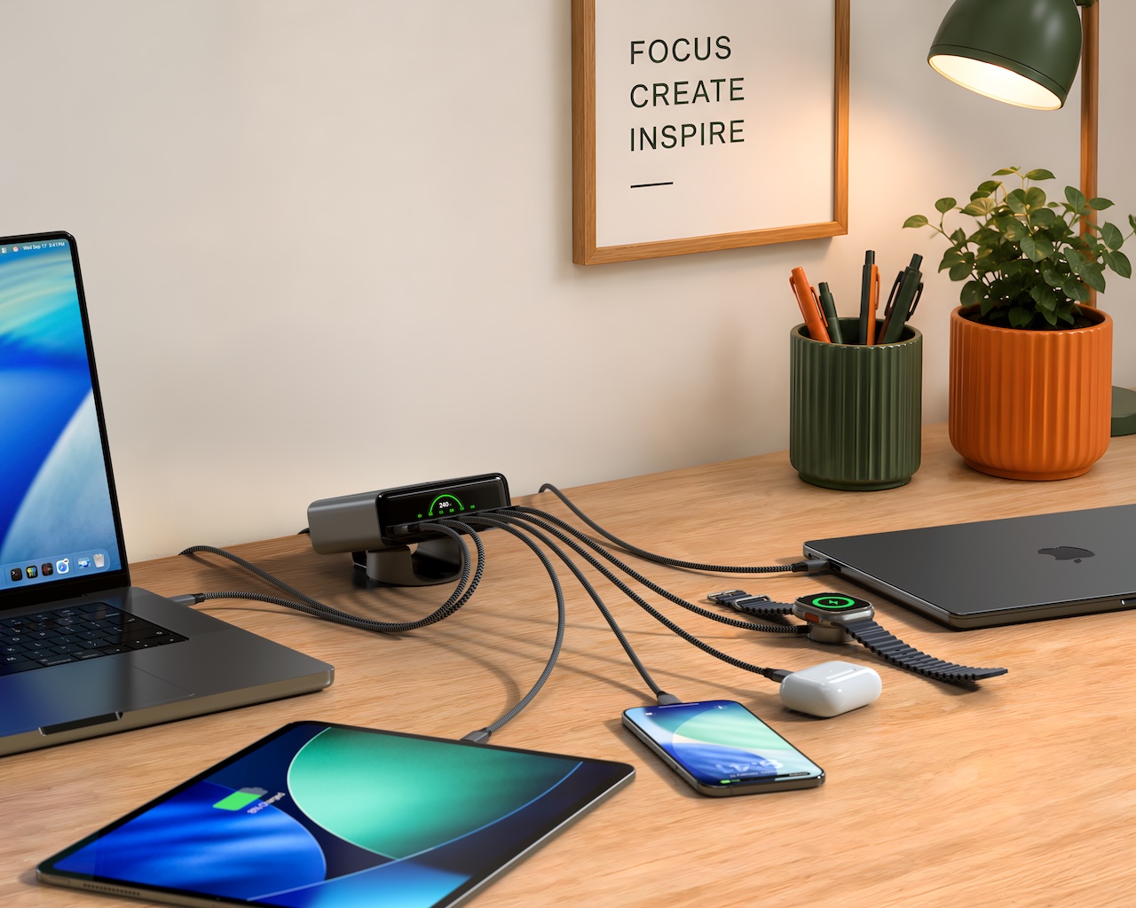 Satechi ChargeView 240W Desktop Charger