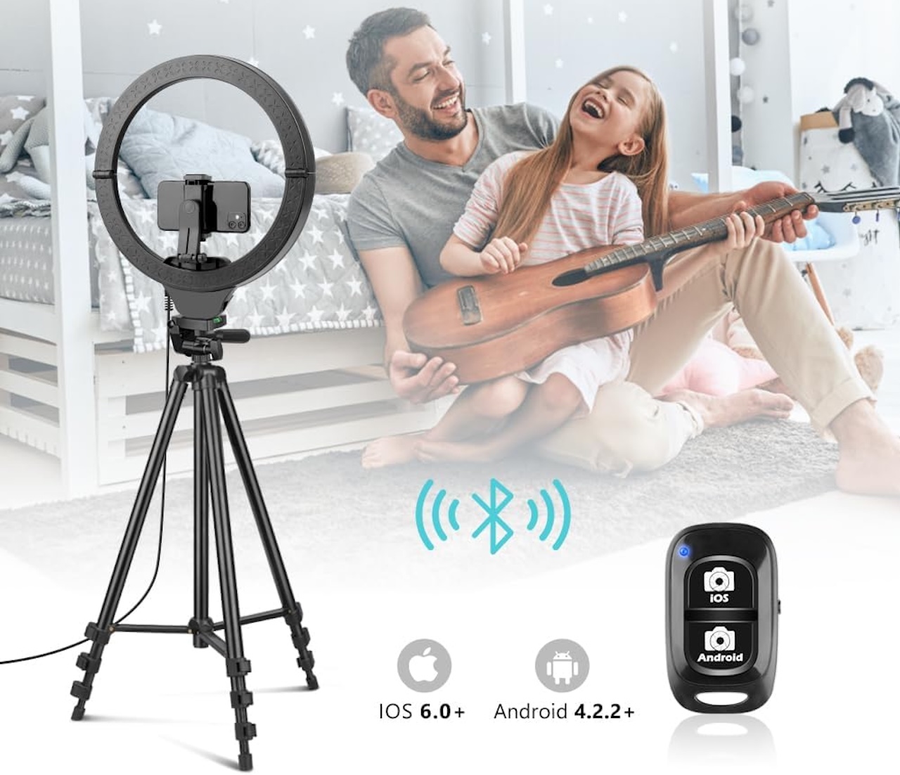 Sensyne 14 Ring Light with Tripod Stand