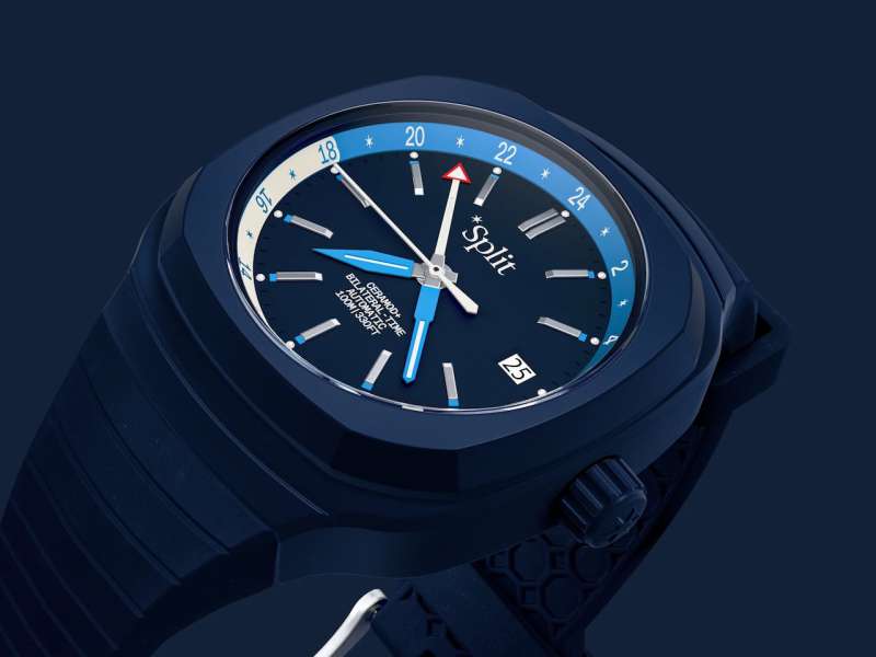 Split GMT Blue