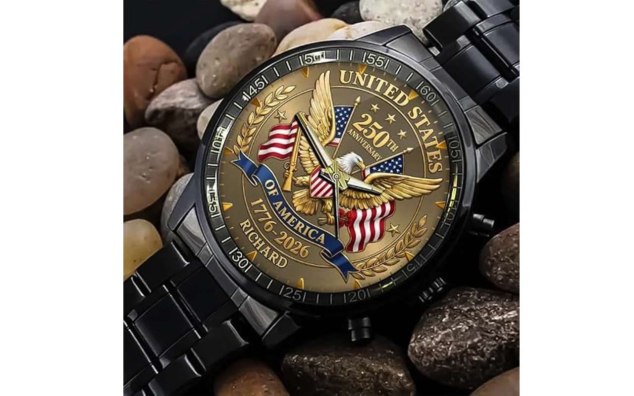 Sweepip Personalized US 250th Anniversary Watch for Men 2