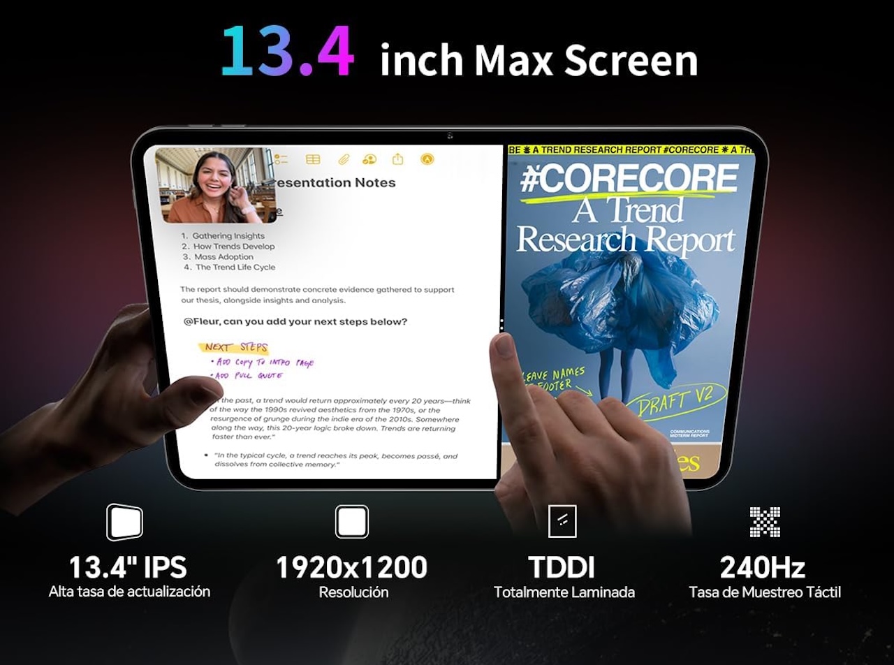 TECLAST Android 16 T65 13.4 inch Large Tablet A