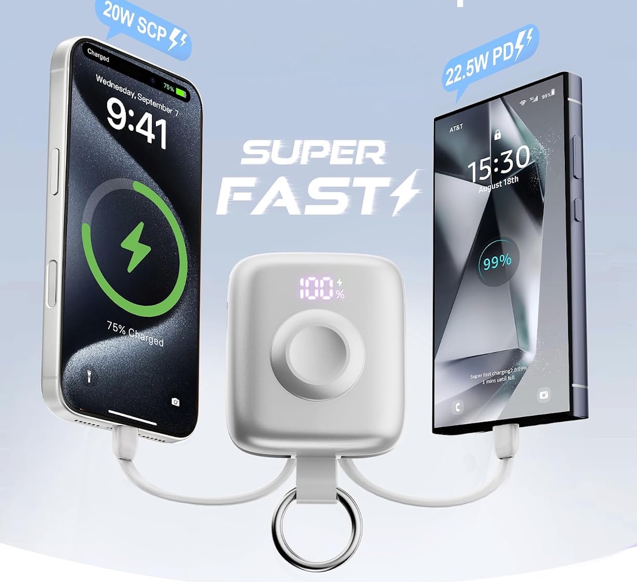 Taefoqun W9 Keychain Power Bank