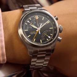 Timex Waterbury Ace Fly-Back Chronograph Stainless Steel