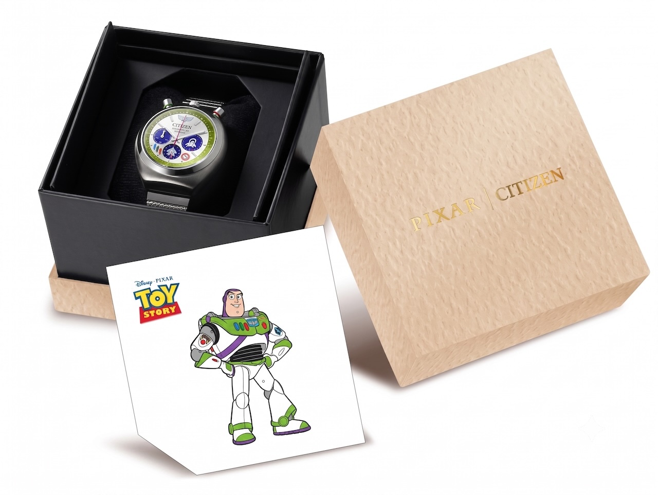 Toy Story x Citizen Buzz LIghtyear Model Tsuno Chrono Limited Edition Wristwatch Box