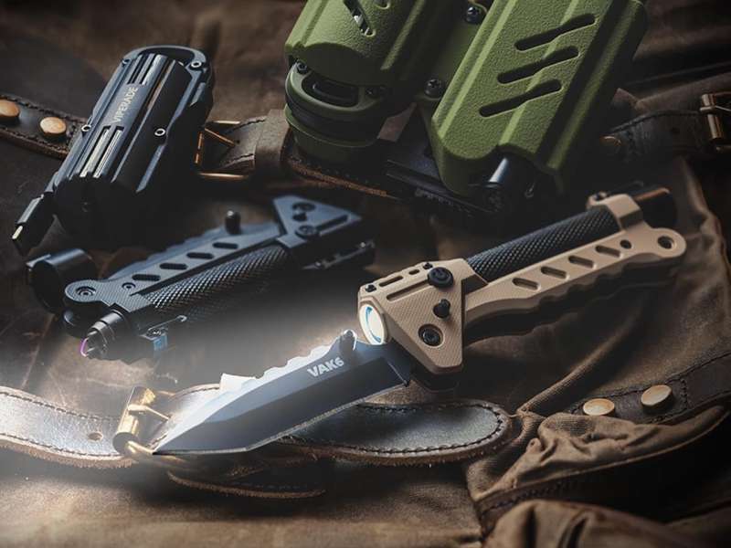 VIPERADE VAK6 Survival Multitool with Folding Knife Hands On Cover Image