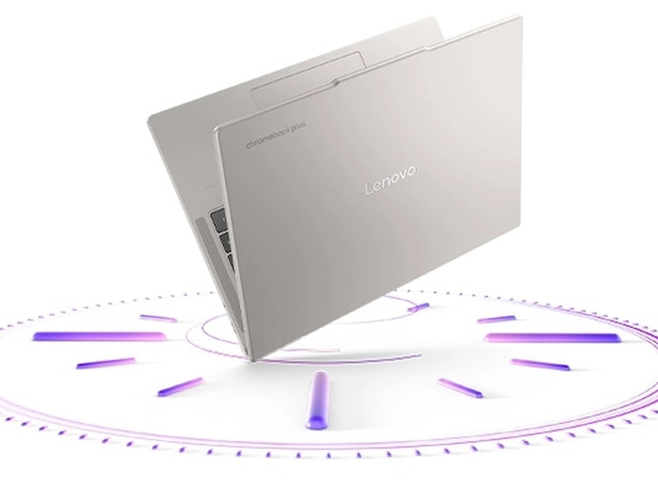 Lenovo Chromebook Plus 14 product view, official Lenovo image