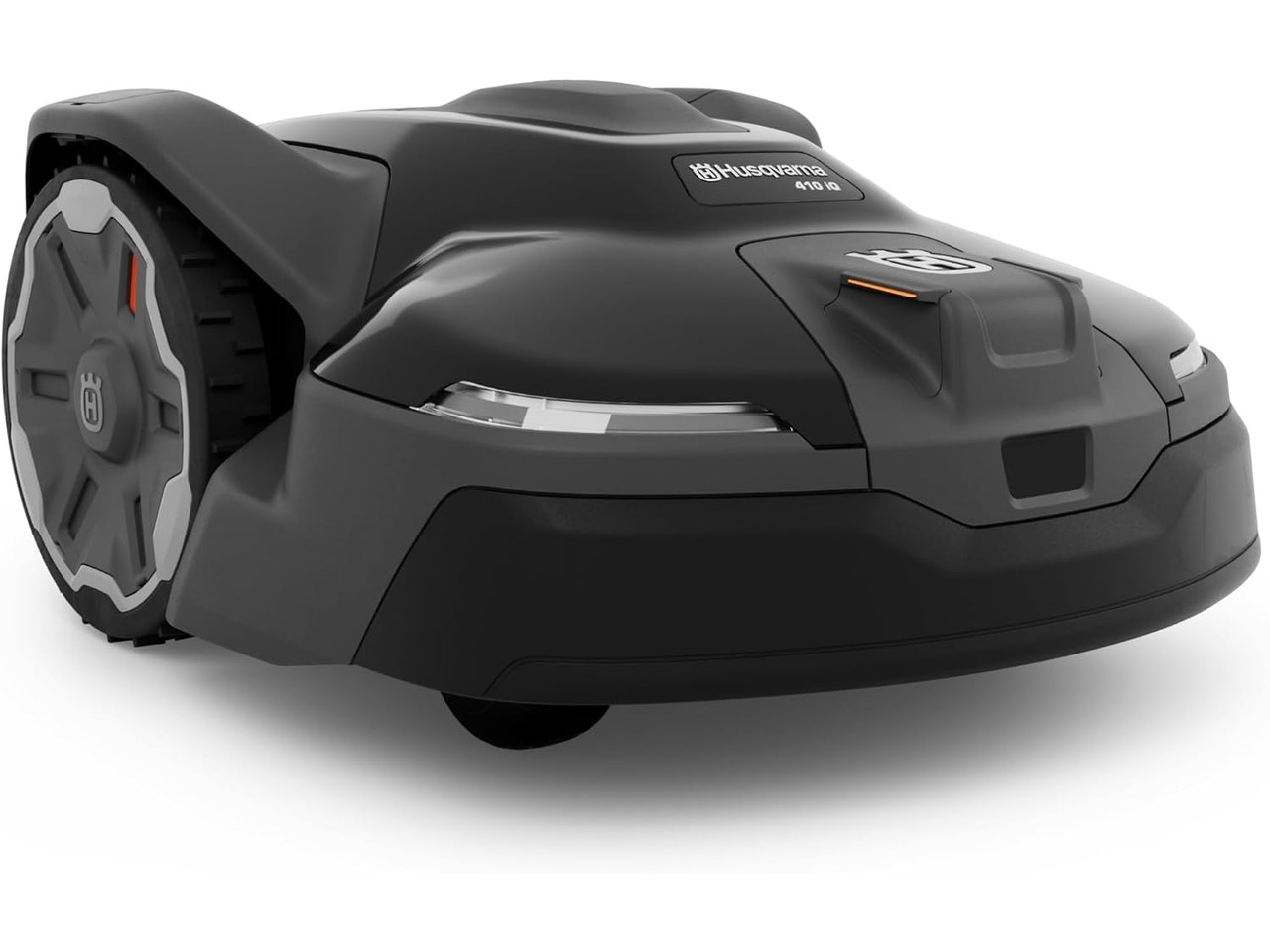 Husqvarna Automower 410iQ wire-free robotic mower product image.