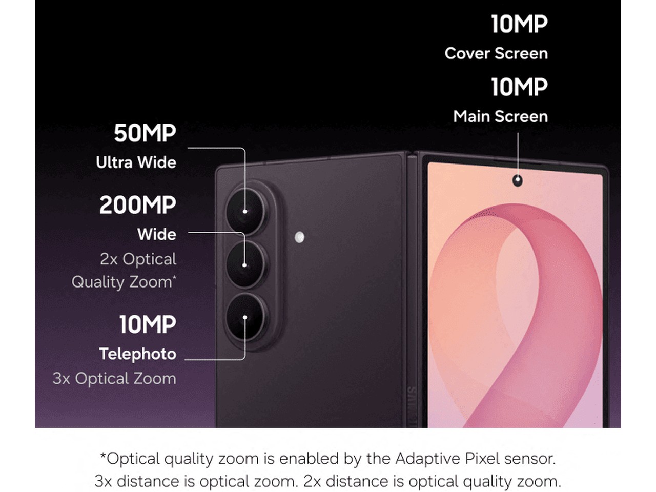 Reported Galaxy Z Fold 8 Ultra campaign image. Source: 9to5Google, attributed to Evan Blass. Samsung has not confirmed the hardware shown.