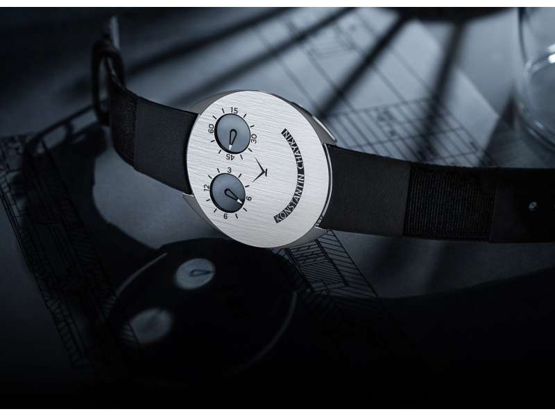 The ThinKing Mystery on its black leather strap, official Konstantin Chaykin image