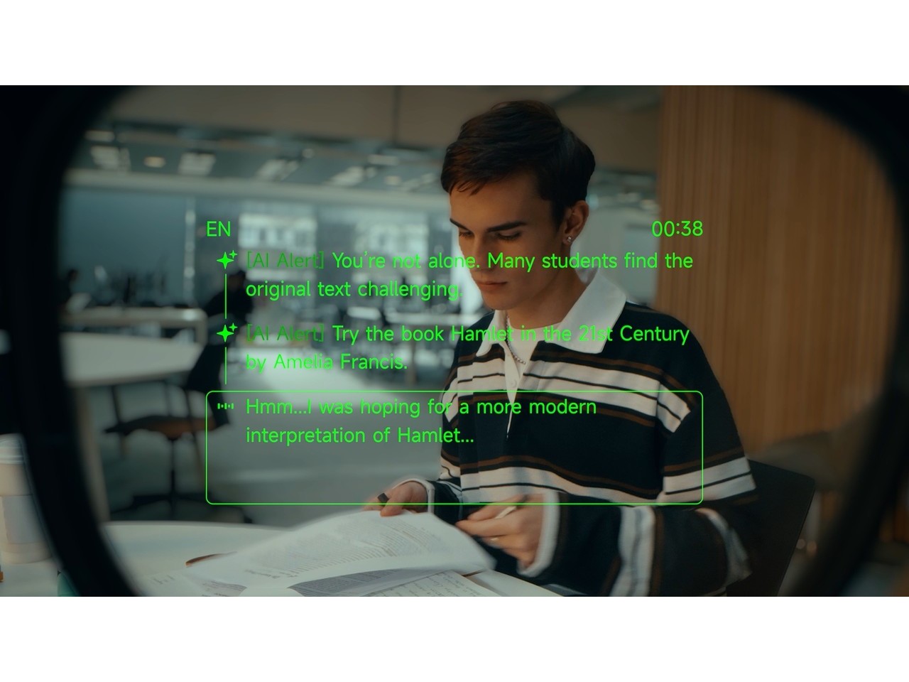 MemoMind One captions feature image. Image: MemoMind