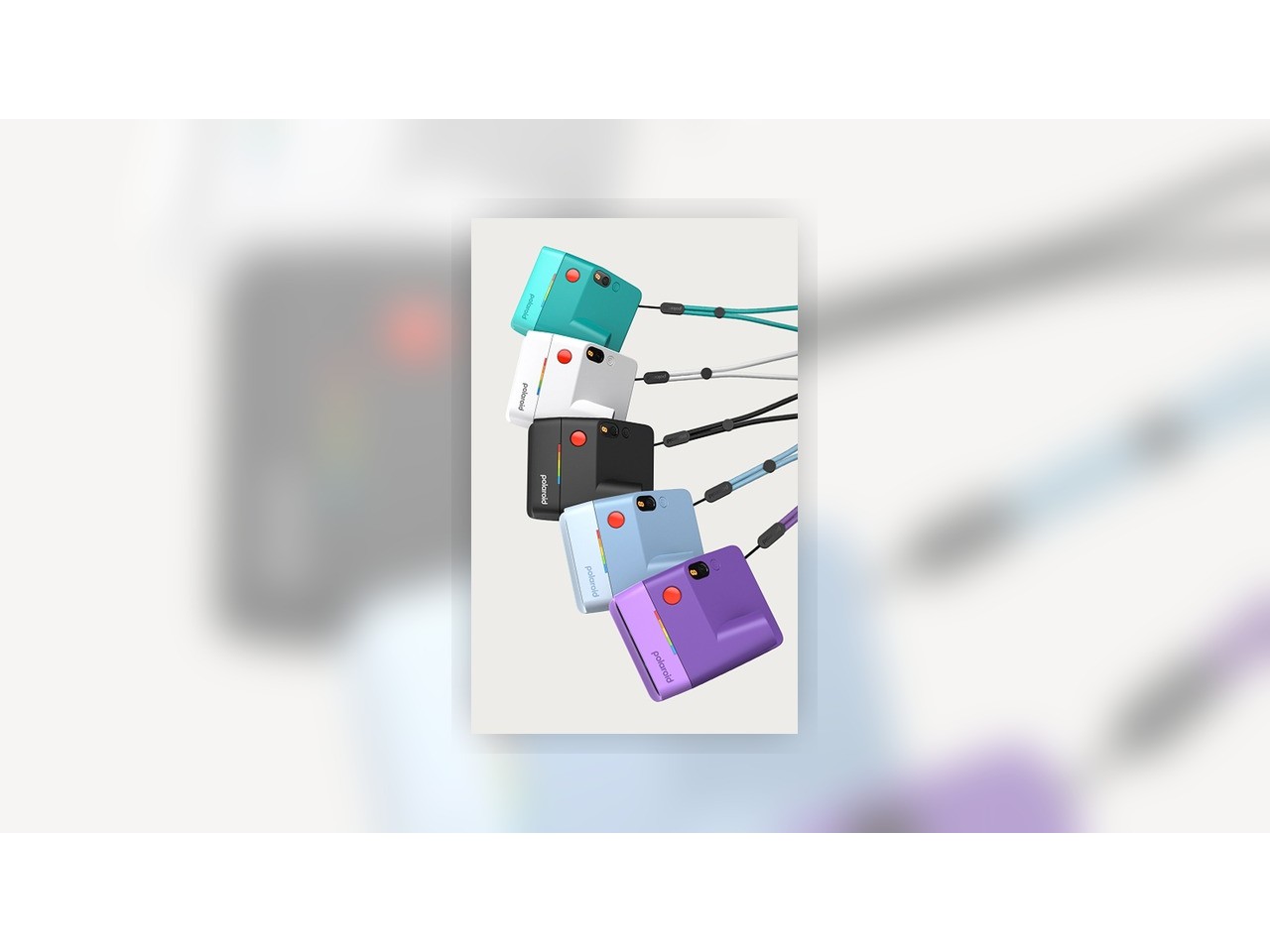 Official Polaroid Go Gen 3 color lineup in a wide layout