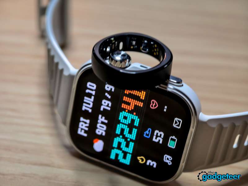 RingConn Gen 3 smart ring and Huawei Watch Fit 5 Pro comparison