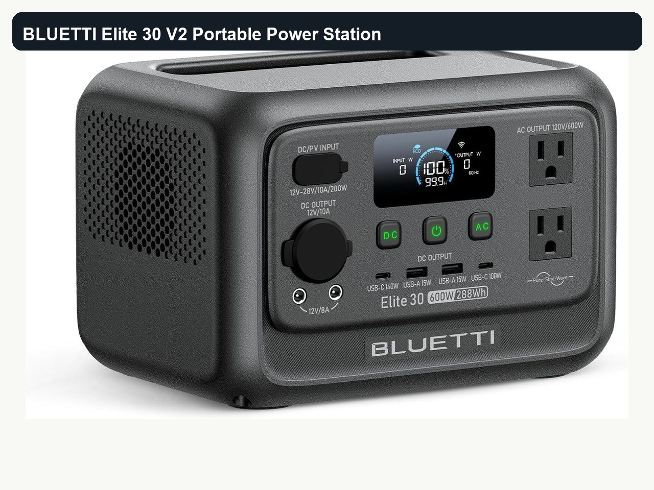 BLUETTI Elite 30 V2 Portable Power Station