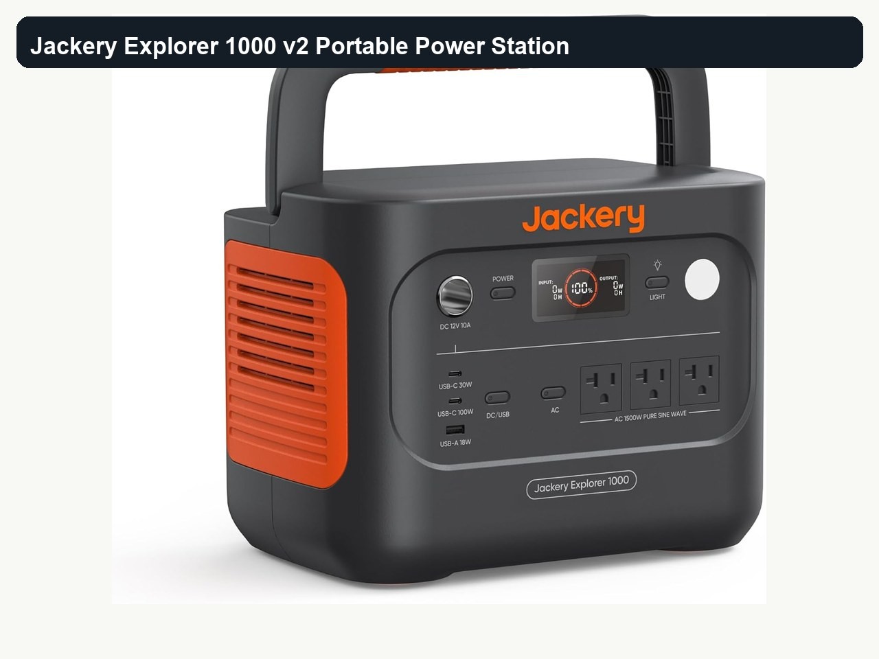 Jackery Explorer 1000 v2 Portable Power Station product image