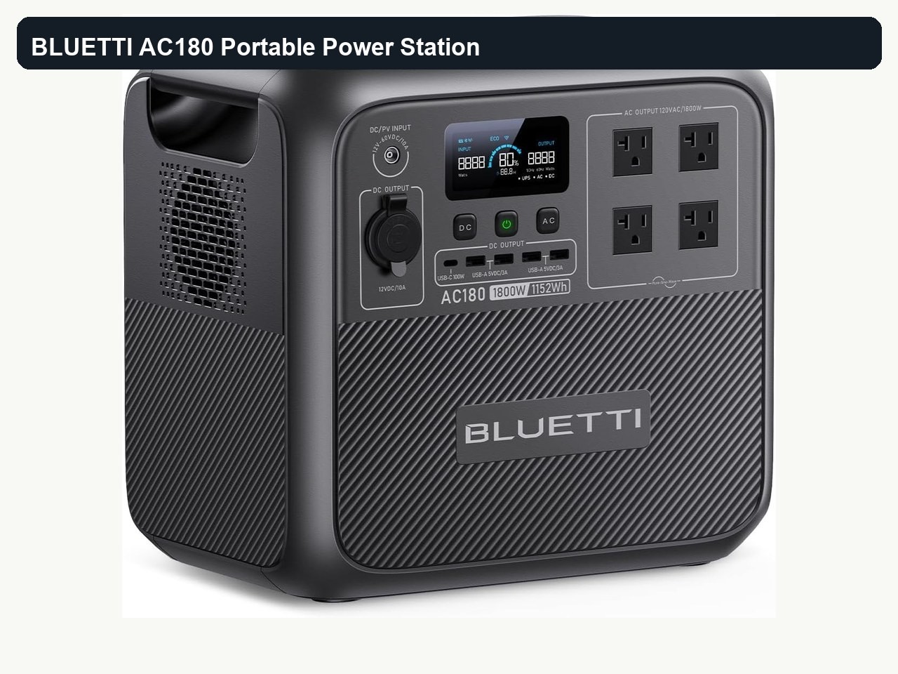 BLUETTI AC180 Portable Power Station product image
