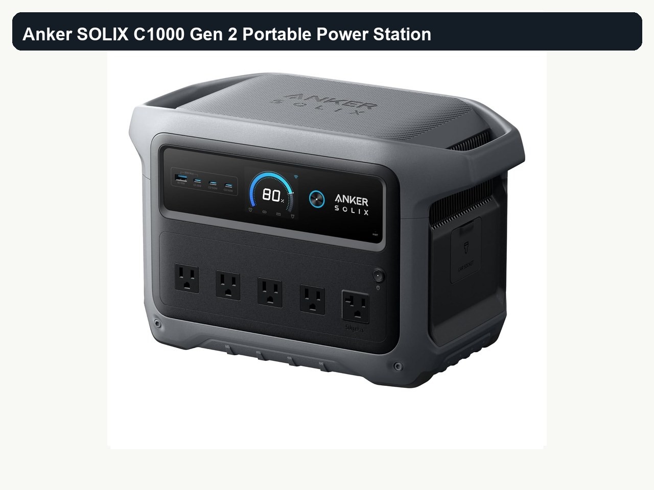 Anker SOLIX C1000 Gen 2 Portable Power Station product image