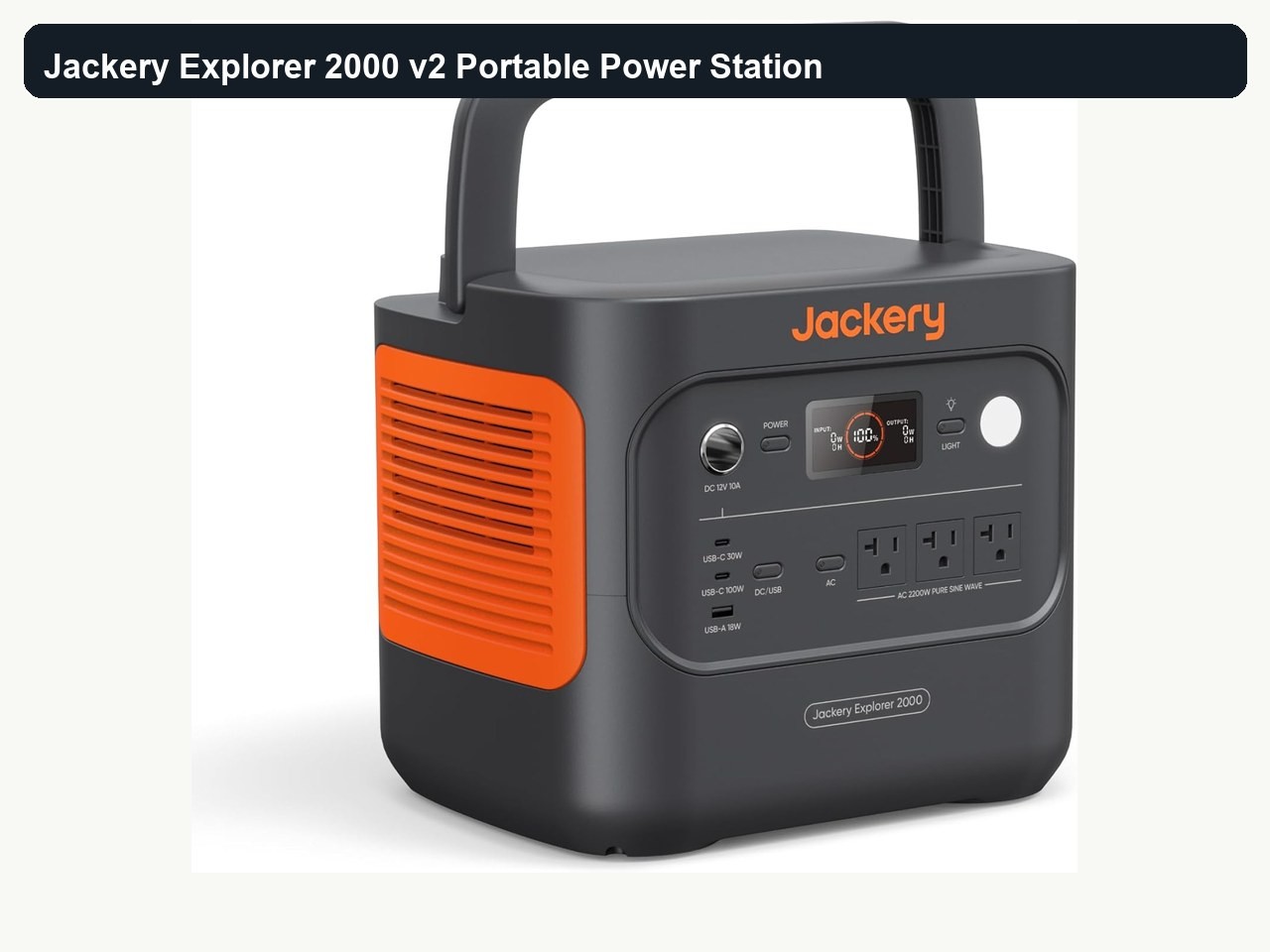 Jackery Explorer 2000 v2 Portable Power Station product image