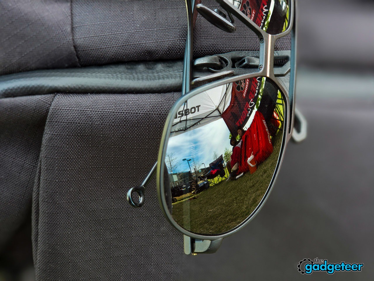 Close view of the Westy King First Edition lens reflection and frame finish