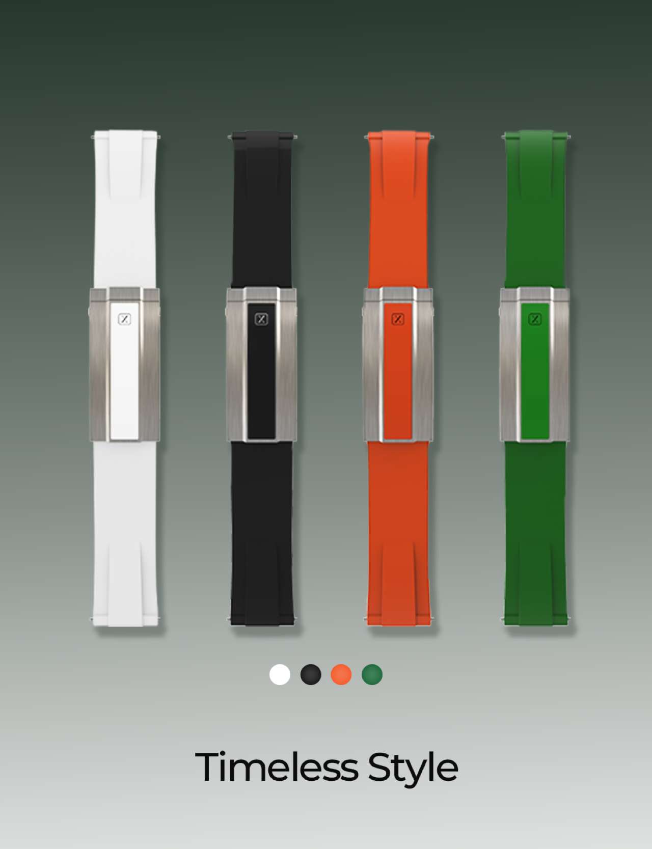 The XBAND uses standard 20mm spring bars and a quick-release design for easy swapping between compatible watches. Image: Codex/XBAND