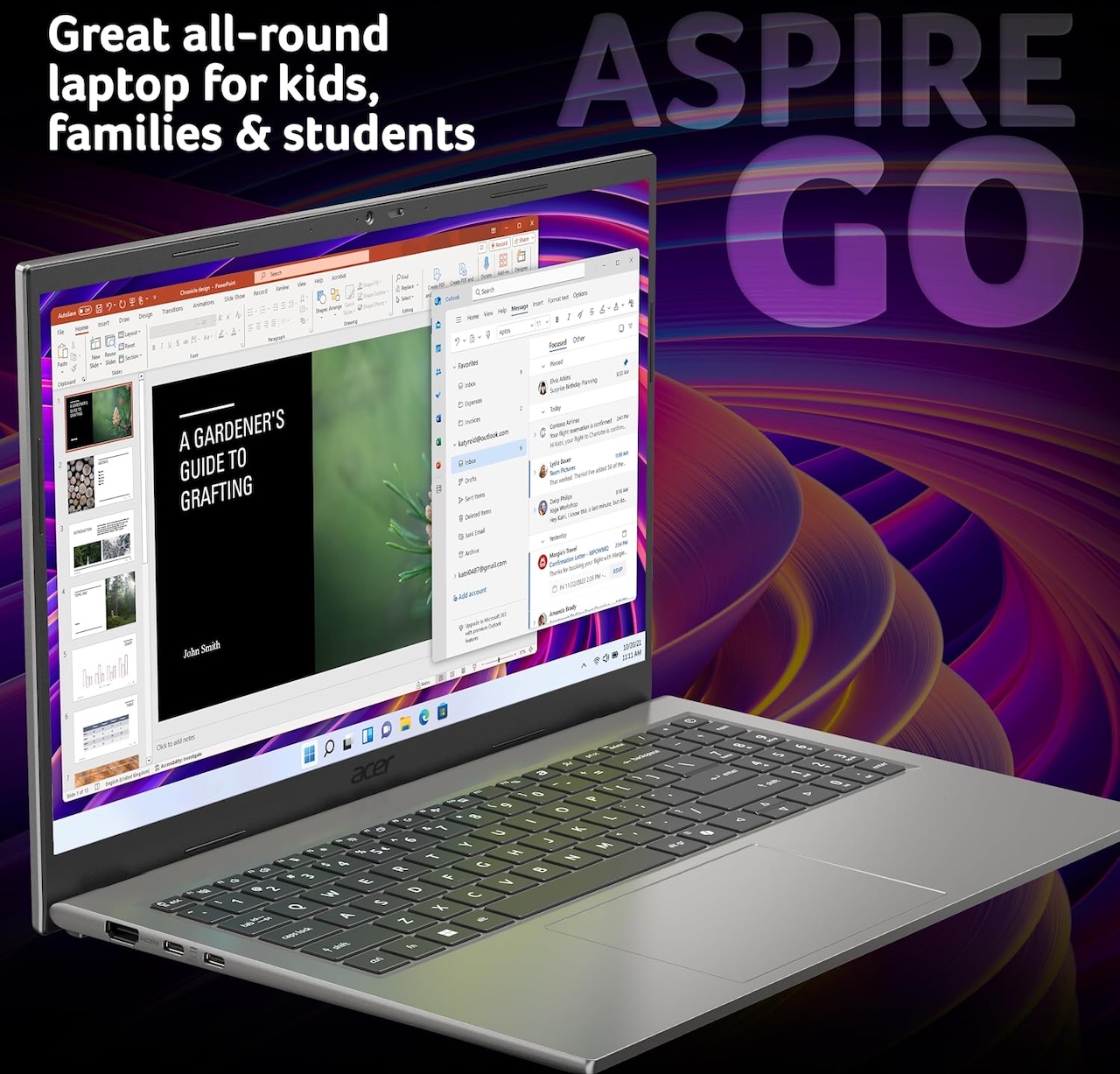 Acer Aspire Go 15 AG15-Q31P Laptop Qualcomm Snapdragon C 