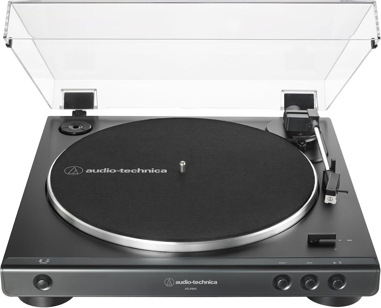 Audio-Technica AT-LP60X-BK Fully Automatic Belt-Drive Stereo Turntable