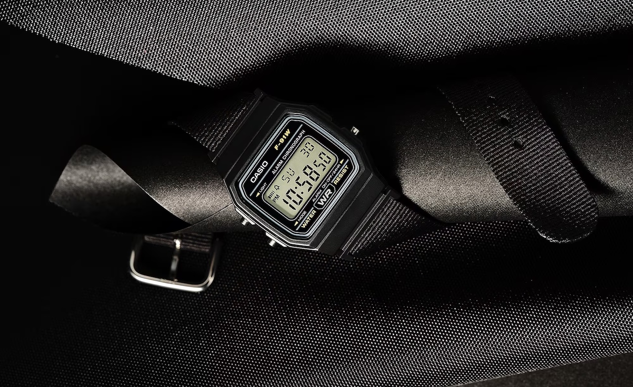 CASIO F-91WF-1A Black