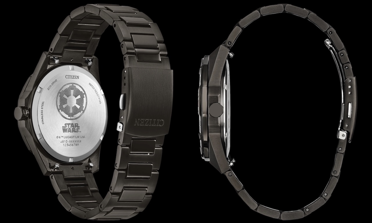 CITIZEN Mens Eco-Drive Death Star 42mm Stainless Steel AW1857-57W Imperial Battle