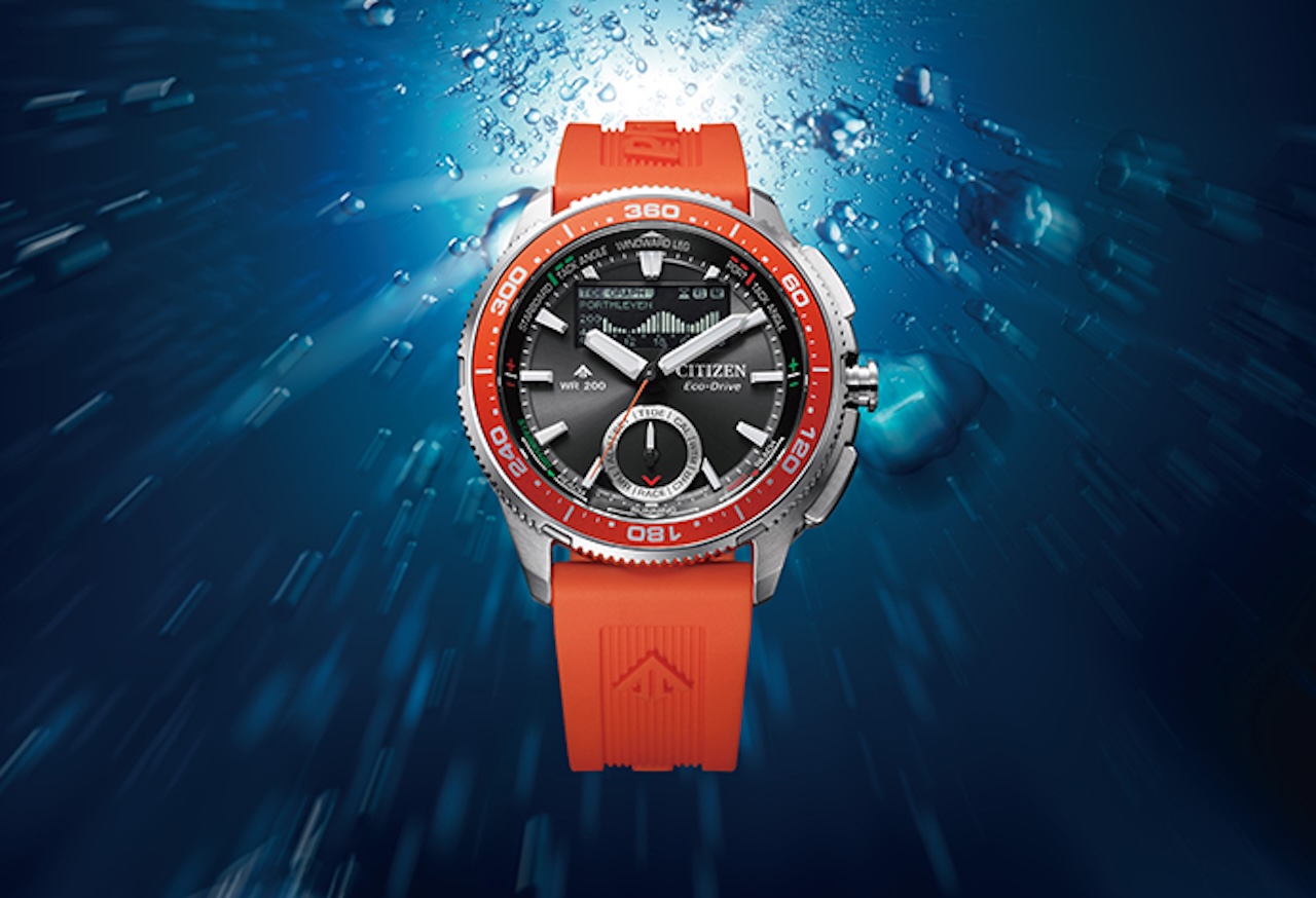 CITIZEN PROMASTER Eco-Drive Combination Watch Wave Tracker JV3000-13E