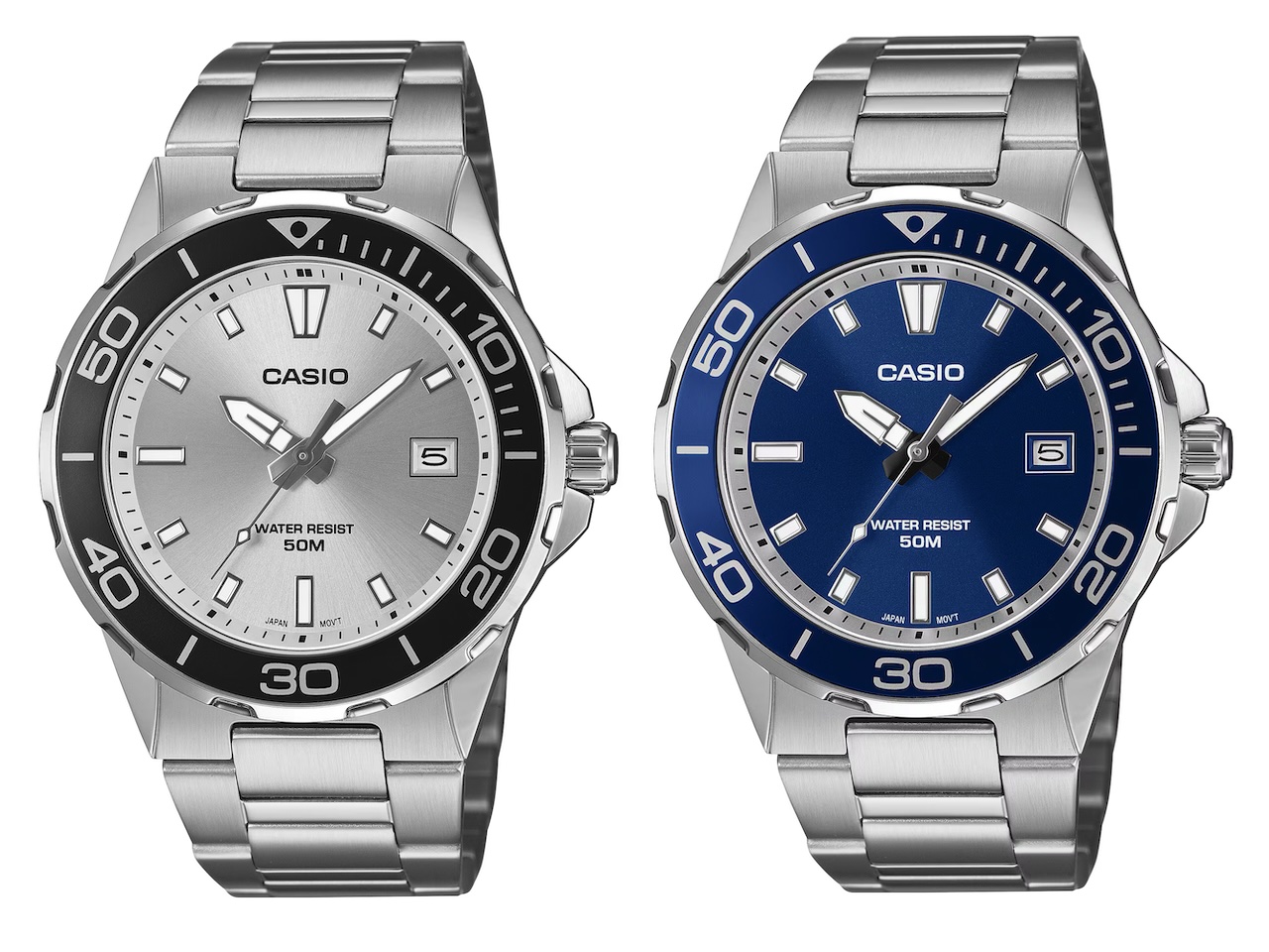 Casio MTD-145D-7AV Silver Blue