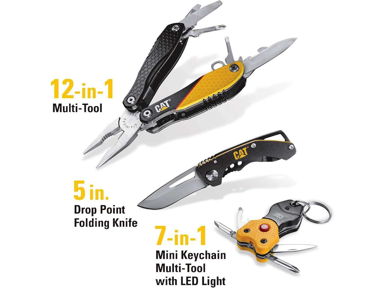 Cat 3 Piece 12-in-1 Multi-Tool