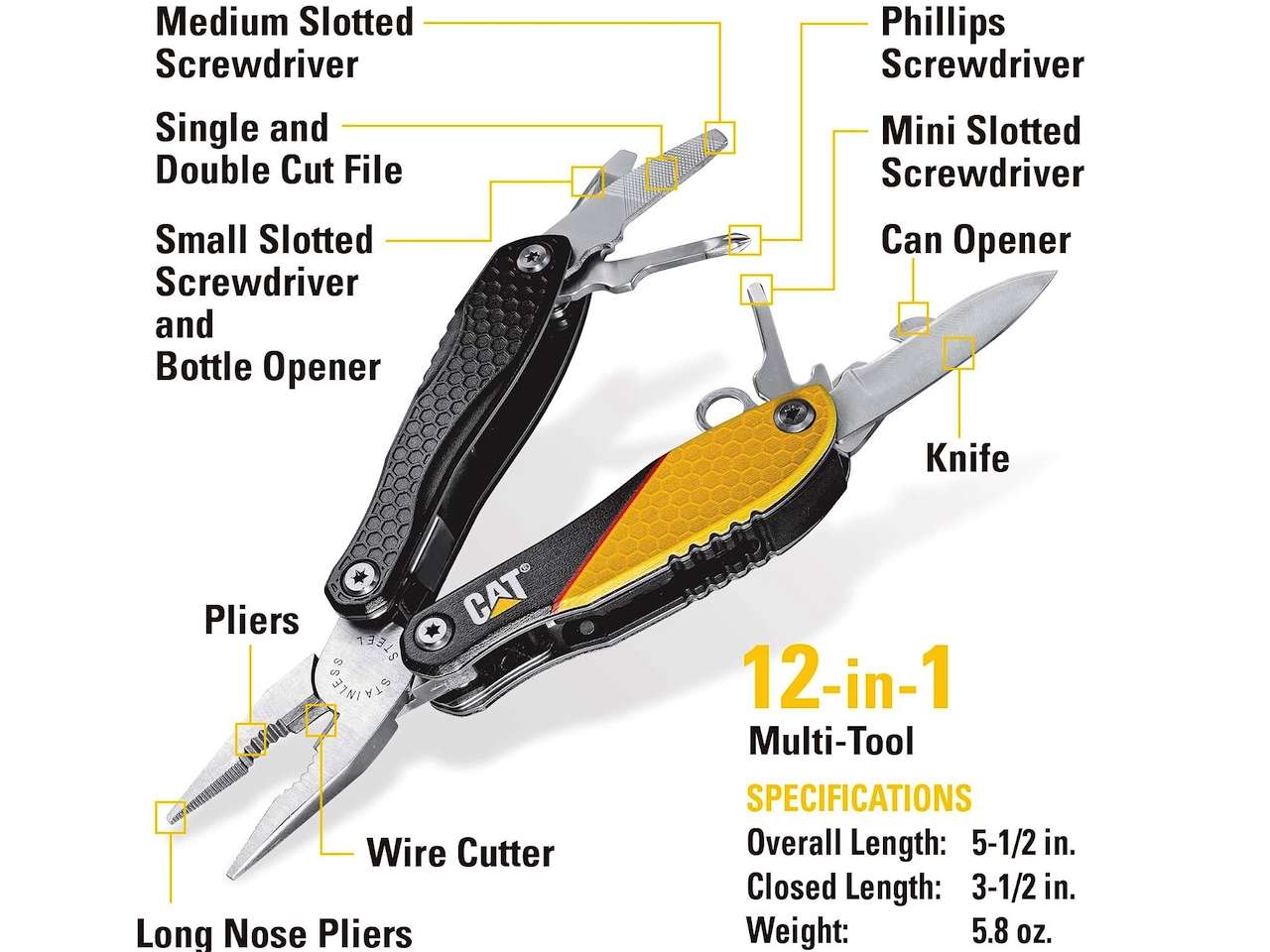Cat 3 Piece 12-in-1 Multi-Tool