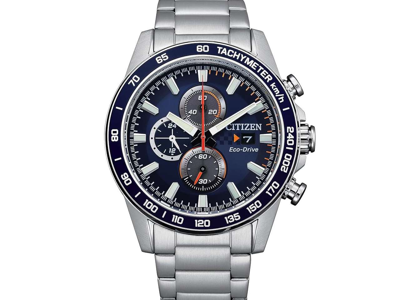 Citizen Men's Sport Casual Brycen Eco-Drive Chronograph Stainless Steel Watch 5