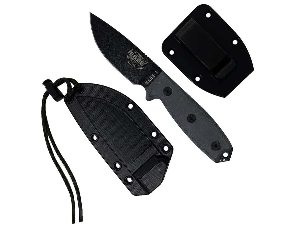 ESEE Knives Model 3P-B Fixed Blade Knife