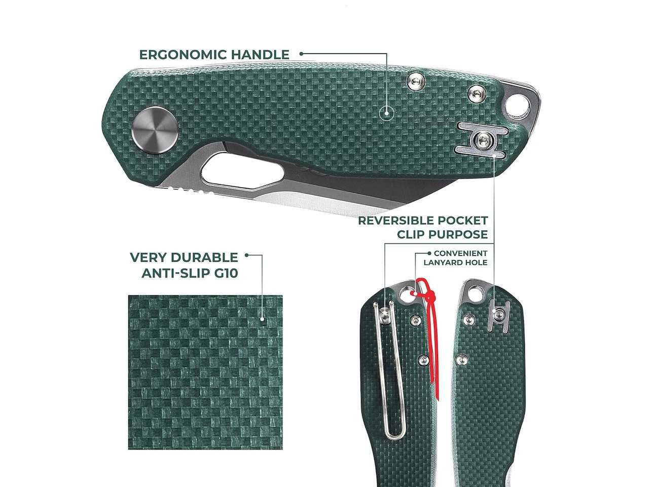 Firebird GANZO FH924-GR Pocket Folding Knife 5