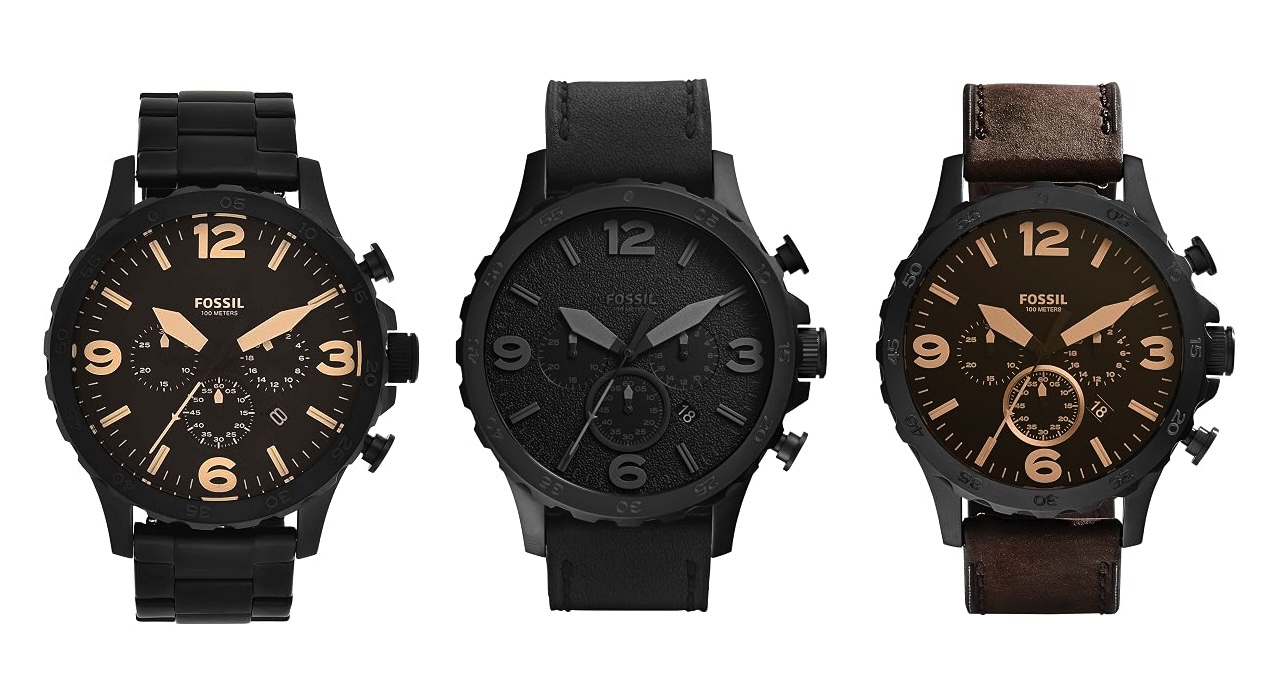 Fossil Men's Nate Quartz Chronograph Watch for Men copy