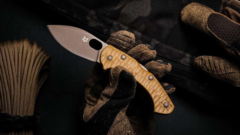 Fox Knives Zero 2.0 Desert Warrior FX-FA311 CT Folding Pocket Knife