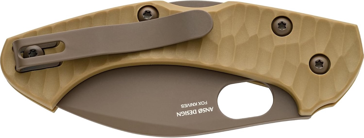Fox Knives Zero 2.0 Desert Warrior FX-FA311 CT Folding Pocket Knife