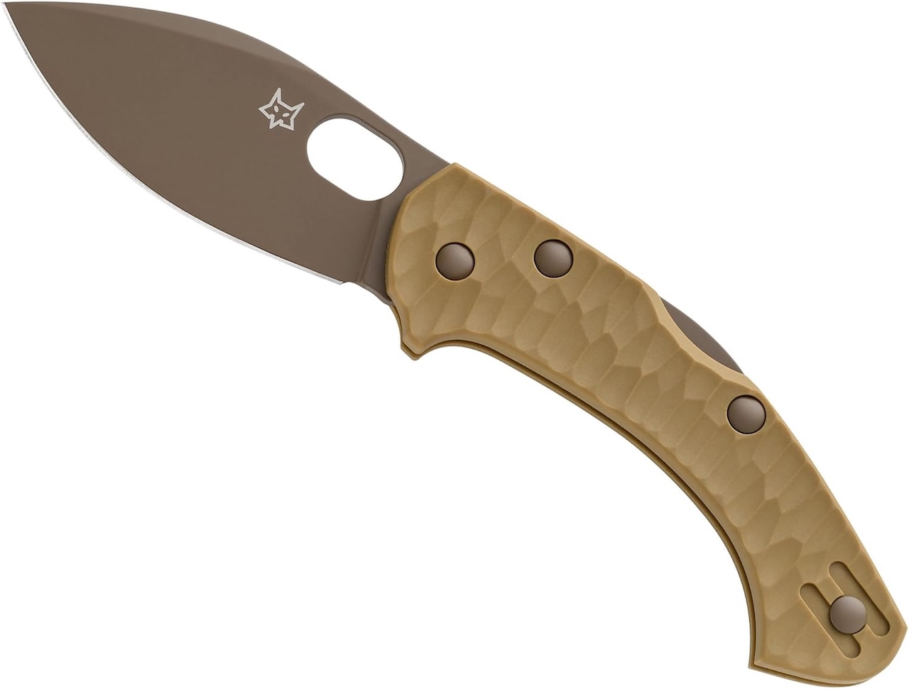 Fox Knives Zero 2.0 Desert Warrior FX-FA311 CT Folding Pocket Knife