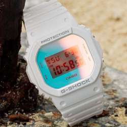 G-Shock Casio 5600 Series Alarm Quartz Digital Watch DW-5600TL-7