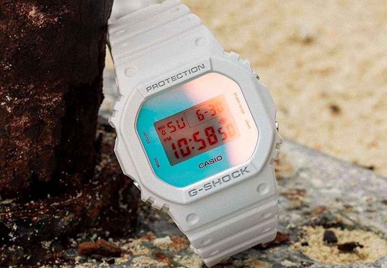 G-Shock Casio 5600 Series Alarm Quartz Digital Watch DW-5600TL-7