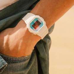 G-Shock Casio 5600 Series Alarm Quartz Digital Watch DW-5600TL-7