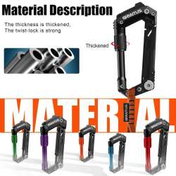 GIRIAITUS Carabiner Multitool 8-in-1 EDC Carabiners Pocket Knife for Camping 8