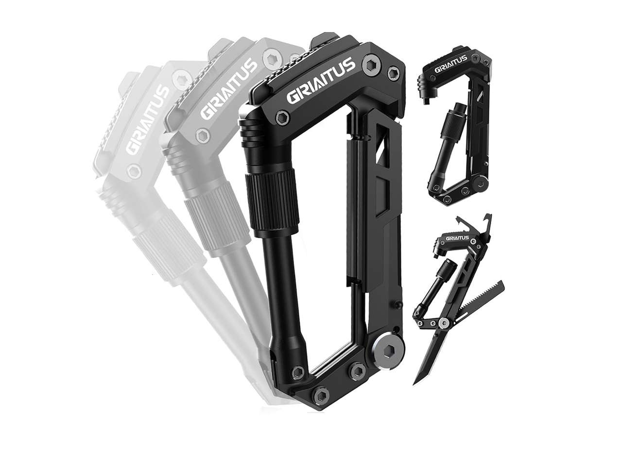 GIRIAITUS Carabiner Multitool 8-in-1 EDC Carabiners Pocket Knife for Camping Cover