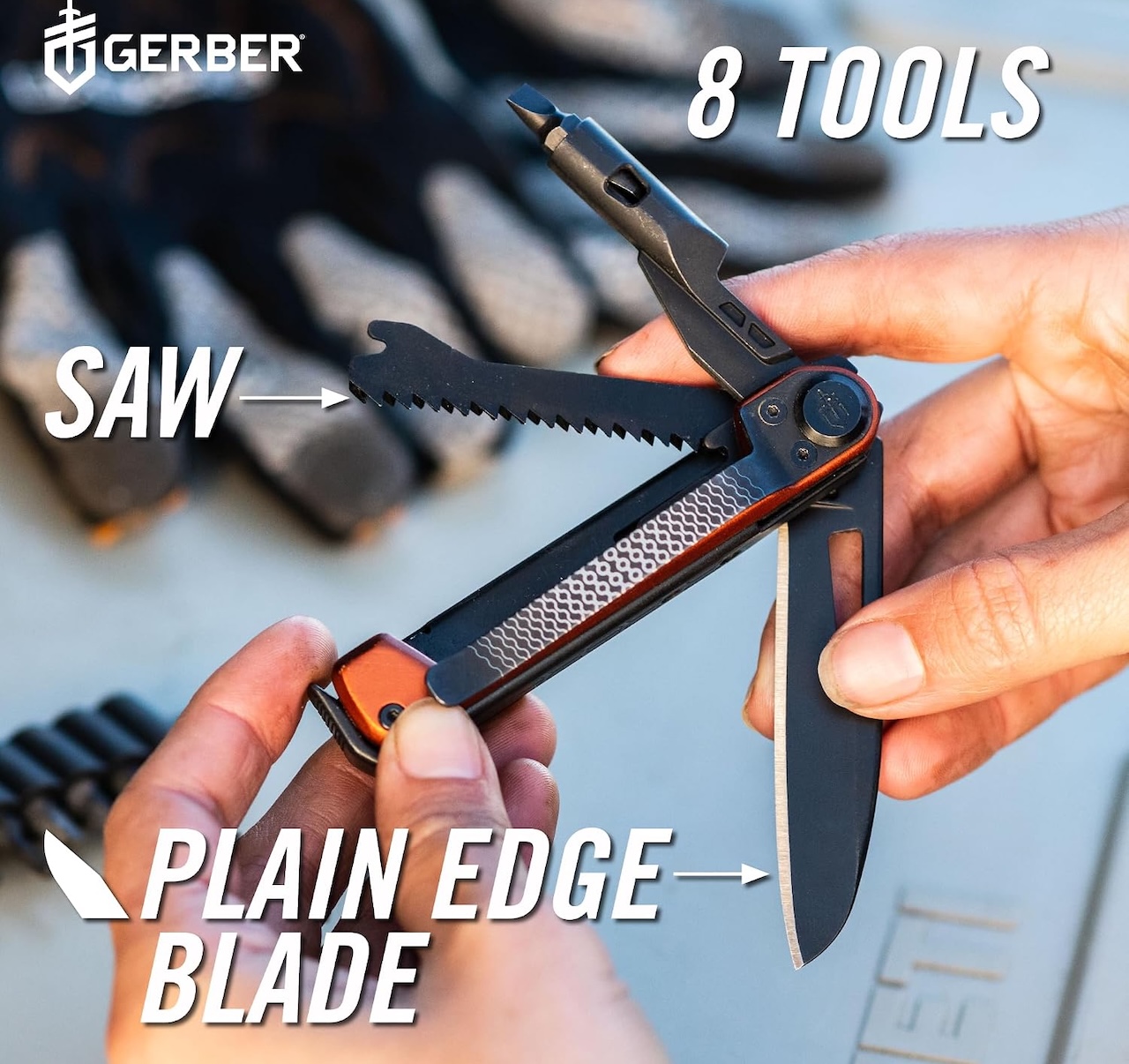 Gerber Armbar Trade EDC Pocket Knife Multitool 6