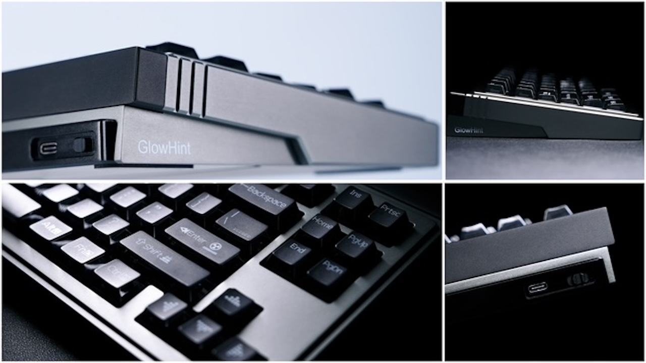 GlowHint KT75- Hall Effect Rapid Trigger Magnetic Keyboard