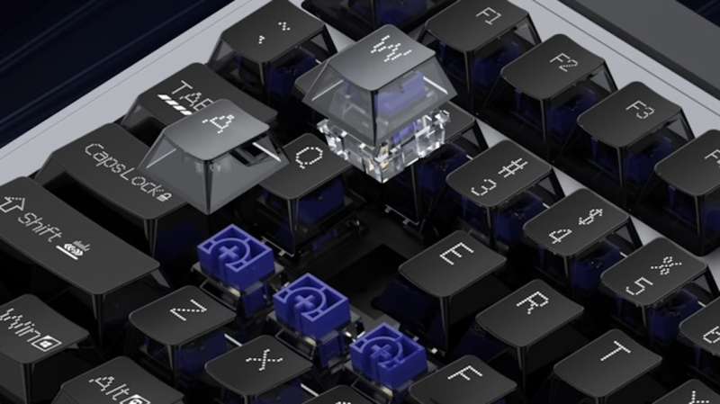 GlowHint KT75- Hall Effect Rapid Trigger Magnetic Keyboard