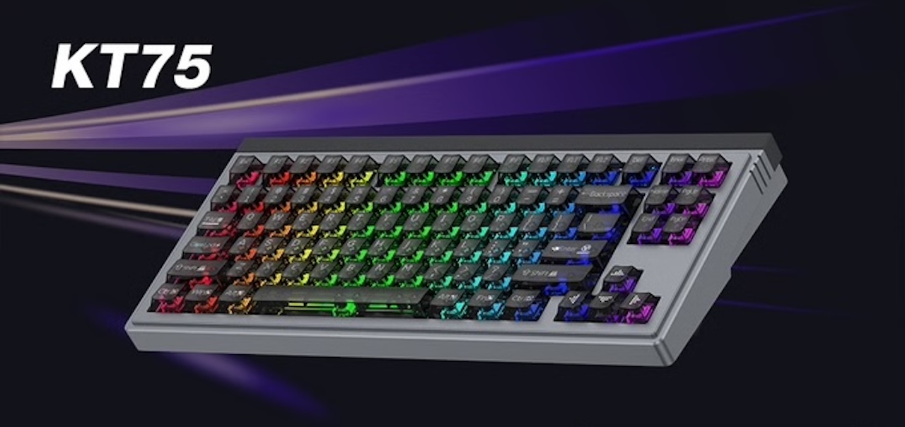 GlowHint KT75- Hall Effect Rapid Trigger Magnetic Keyboard